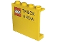 Part No: 4215pb065  Name: Panel 1 x 4 x 3 with LEGO Logo with Black Border and 'TRUCK SHOW' Pattern (Sticker) - Set 10156