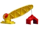 Part No: 4567c01  Name: Duplo Crane Base with Arm, Winch and Claw