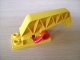 Part No: 4659c01  Name: Duplo Crane Base 2 x 4 with Movable Arm and Red Lever