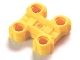 Part No: 47324  Name: Technic, Spike Connector Flexible with Four Holes, Flat Center