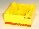 Lot ID: 230442044  Part No: 51547pb13  Name: Duplo, Train Cab / Tender Base with Bottom Tube and 83578 Locomotive Pattern