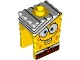 Part No: 54872pb05  Name: Minifigure, Head, Modified SpongeBob SquarePants with Bandage Pattern