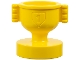 Part No: 5643  Name: Duplo Utensil Trophy Cup with Number 1 in Shield - Closed Ridged Handles with Shallow Notches