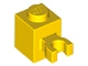 Part No: 60475a  Name: Brick, Modified 1 x 1 with U Clip (Vertical Grip) - Solid Stud