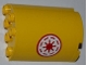 Part No: 6259pb018R  Name: Cylinder Half 2 x 4 x 4 with Red SW Republic Pattern Model Right Side (Sticker) - Set 8037