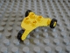 Part No: 6356c01  Name: Duplo Airplane Landing Gear with 3 Black Wheels