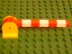 Part No: 6405c02  Name: Duplo, Train Crossing Gate Base with Red Duplo, Train Crossing Gate Crossbar with Small Handle with White Stripes Pattern (6405 / 6406bpb01)