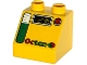 Lot ID: 356754543  Part No: 6474pb24  Name: Duplo, Brick 2 x 2 x 1 1/2 Slope 45 with Octan Logo, Gas Gauge, and '2.35' Pattern