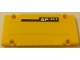 Part No: 64782pb023R  Name: Technic, Panel Plate 5 x 11 x 1 with 'AP 35T' on Black Stripe on Yellow Background Pattern Model Right Side (Sticker) - Set 8264