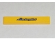 Part No: 6636pb146  Name: Tile 1 x 6 with Silver 'Lamborghini' on Yellow Background Pattern (Sticker) - Set 8169