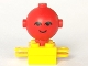 Part No: 685px1c02  Name: Homemaker Figure / Maxifigure Torso Assembly with Red Head with Black Eyes and Smile Pattern (792c03 / 685px1)