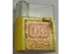 Part No: 801apb01  Name: Door 1 x 3 x 3 Left with Window and Horizontal Handle with Red 'DB' and '724' on Yellow Background Pattern (Sticker) - Set 724