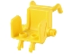 Part No: 80440  Name: Minifigure, Utensil Wheelchair Seat with Open Sides and High Arm Rests