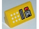 Part No: 85984pb005  Name: Slope 30 1 x 2 x 2/3 with Buttons, Card Swipe and Screen Pattern (Sticker) - Set 8186