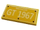 Part No: 87079pb0927  Name: Tile 2 x 4 with 'MICHIGAN' and 'GT 1967' Pattern (Sticker) - Set 10265