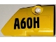 Part No: 87086pb077  Name: Technic, Panel Fairing # 2 Small Smooth Short, Side B with Black 'A60H' Pattern (Sticker) - Set 42114