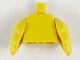 Part No: 973c087 Name: Torso Plain / Yellow Bird Wings Part No: 973c087 Name: Torso Plain / Yellow Bird Wings