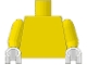 Part No: 973c19  Name: Torso Plain / Yellow Arms / White Hands