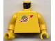 Part No: 973p90c04  Name: Torso Space Classic Moon Pattern / Yellow Arms / Yellow Hands