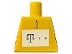 Part No: 973pb0501  Name: Torso German Telekom Yellow Pattern (Stickers)