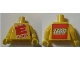 Part No: 973pb2829c01  Name: Torso with 'THE BIG E 2010' and LEGO Logo on Back Pattern / Yellow Arms / Yellow Hands