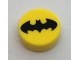 Part No: 98138pb065  Name: Tile, Round 1 x 1 with Black Bat Batman Logo Pattern