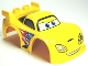 Lot ID: 230279762  Part No: 98249pb01  Name: Duplo Car Body 2 Studs on Spoiler with Cars Jeff Gorvette Pattern