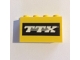 Part No: BA008pb14  Name: Stickered Assembly 4 x 1 x 2 with 'TTX' Pattern (Sticker) - Set 10170 - 2 Brick 1 x 4