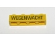Part No: BA032pb01  Name: Stickered Assembly 4 x 1 x 2/3 with 'WEGENWACHT' Pattern on Both Sides (Stickers) - Set 1590-2 - 2 Plate 1 x 4
