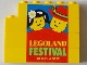 Part No: BA295pb01L  Name: Stickered Assembly 6 x 1 x 4 with 'LEGOLAND FESTIVAL' Pattern Model Left Side (Sticker) - Set 1592-2 - 1 Brick 1 x 2, 1 Brick 1 x 3, 3 Brick 1 x 6