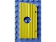 Part No: bb0265  Name: Duplo Door / Window Pane 1 x 4 x 5 with Porthole and Vertical Grooves