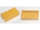 Lot ID: 354204959  Part No: bslot04a  Name: Brick 2 x 4 without Bottom Tubes, Slotted (with 2 slots, opposite)