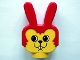 Lot ID: 367894711  Part No: dupbunnyheadpb2  Name: Duplo Figure Head Animal 2 x 2 Base Bunny / Rabbit with Round Eyes and No Whiskers