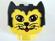 Part No: dupkittyheadpb1  Name: Duplo Figure Head Animal 2 x 2 Base Cat, Oblong Eyes