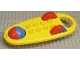 Part No: x1727c01  Name: Duplo Rattle Oblong with Red/Blue Wheels