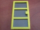 Part No: x39c01  Name: Door 1 x 4 x 6 with 3 Panes and Square Handle with Fixed Trans-Light Blue Glass