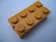 Lot ID: 361396430  Part No: bslot04a  Name: Brick 2 x 4 without Bottom Tubes, Slotted (with 2 slots, opposite)