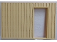 Part No: 6890pb02c02  Name: Scala Wall, Vertical Grooved 40 x 2 x 22 2/3 with Door, with Stripe White on Medium Orange Pattern