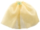 Part No: 71764  Name: Scala, Clothes Female Skirt Long, Shiny, Sheer with Medium Green Bow at Waist