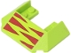 Part No: 13269pb012 Name: Wedge 6 x 4 Cutout (Train Roof) with Dark Red Horizontal Dinosaur Stripes Pattern (Sticker) - Set 75938 Part No: 13269pb012 Name: Wedge 6 x 4 Cutout (Train Roof) with Dark Red Horizontal Dinosaur Stripes Pattern (Sticker) - Set 75938