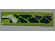 Part No: 2431pb0247L Name: Tile 1 x 4 with Dark Green, Dark Purple and White Scales Pattern Model Left Side (Sticker) - Set 9445 Part No: 2431pb0247L Name: Tile 1 x 4 with Dark Green, Dark Purple and White Scales Pattern Model Left Side (Sticker) - Set 9445