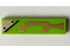 Part No: 2431pb0657L Name: Tile 1 x 4 with Orange Circuitry and Silver Plate Pattern Model Left Side (Sticker) - Set 70355 Part No: 2431pb0657L Name: Tile 1 x 4 with Orange Circuitry and Silver Plate Pattern Model Left Side (Sticker) - Set 70355