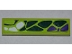Part No: 2431pb247R  Name: Tile 1 x 4 with Dark Green, Dark Purple and White Scales Pattern Model Right Side (Sticker) - Set 9445