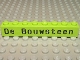 Lot ID: 337605934  Part No: 3008pb091  Name: Brick 1 x 8 with Black 'De Bouwsteen' Pattern