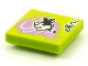 Lot ID: 251566798  Part No: 3068pb1594  Name: Tile 2 x 2 with BeatBit Album Cover - Cow in Medium Lavender Tornado Pattern