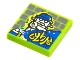 Part No: 3068pb1777  Name: Tile 2 x 2 with BeatBit Album Cover - Robot Graffiti Pattern