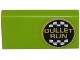 Part No: 3069pb0396R  Name: Tile 1 x 2 with 'BULLET RUN' Logo on Right Pattern (Sticker) - Set 8147