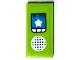 Part No: 3069pb0849  Name: Tile 1 x 2 with CB Radio, Speaker, Buttons and Star Pattern (Sticker) - Set 41339