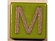 Part No: 3070pb021  Name: Tile 1 x 1 with Silver Capital Letter M Pattern