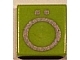 Lot ID: 365376940  Part No: 3070pb039  Name: Tile 1 x 1 with Silver Capital Letter O with Diaeresis (Ö) Pattern